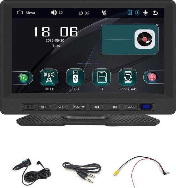Portable 7 Inch Wireless Car Radio Player