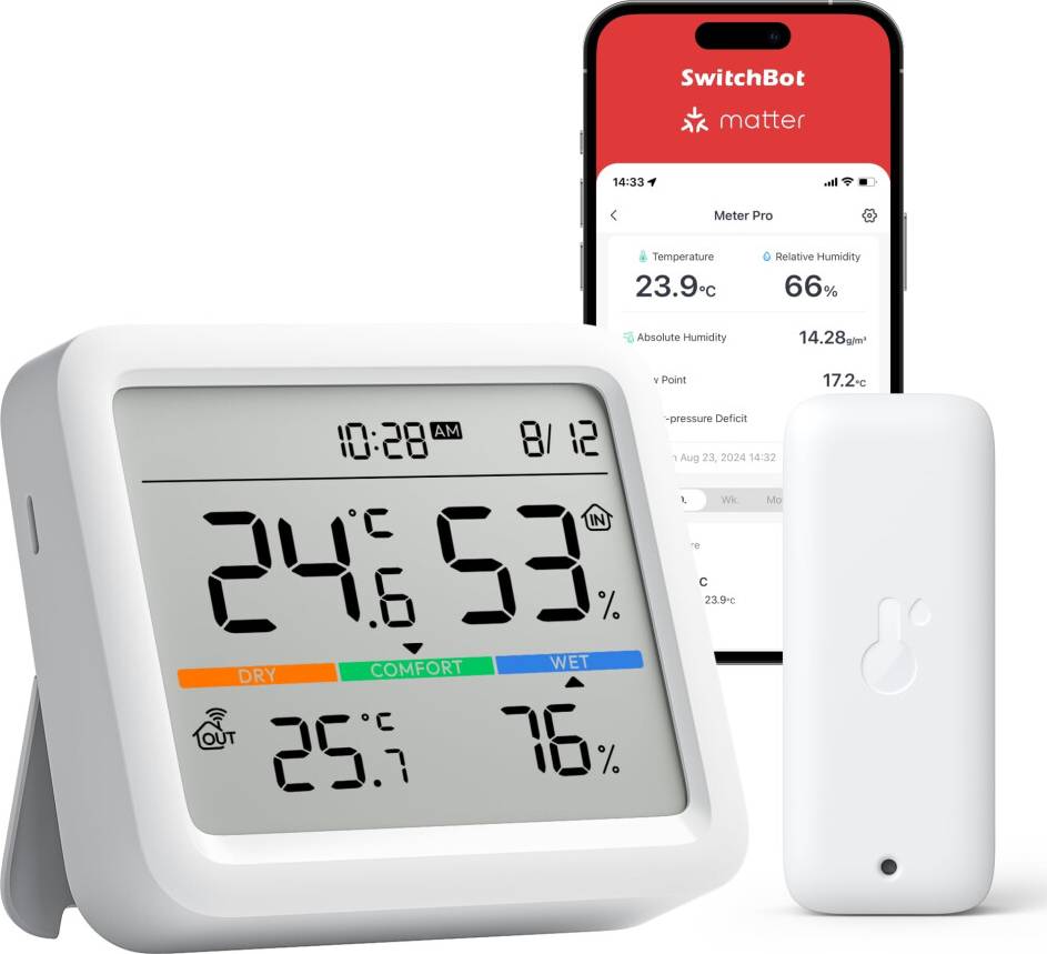 SwitchBot Weather Stations with Outdoor Sensor Wireless