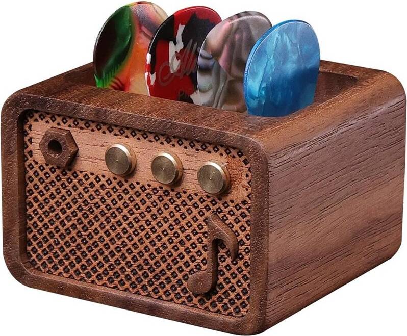 Torribaly Speaker Style Guitar Plectrum Storage Rack