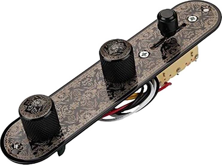 3 Way Switch Loaded Guitar Control Plate