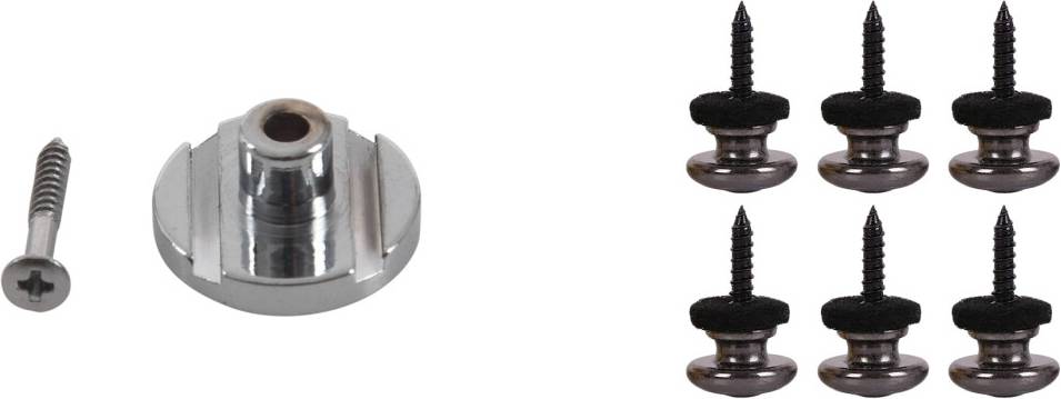 Pure Vintage Style Precision Bass String Guide Chrome