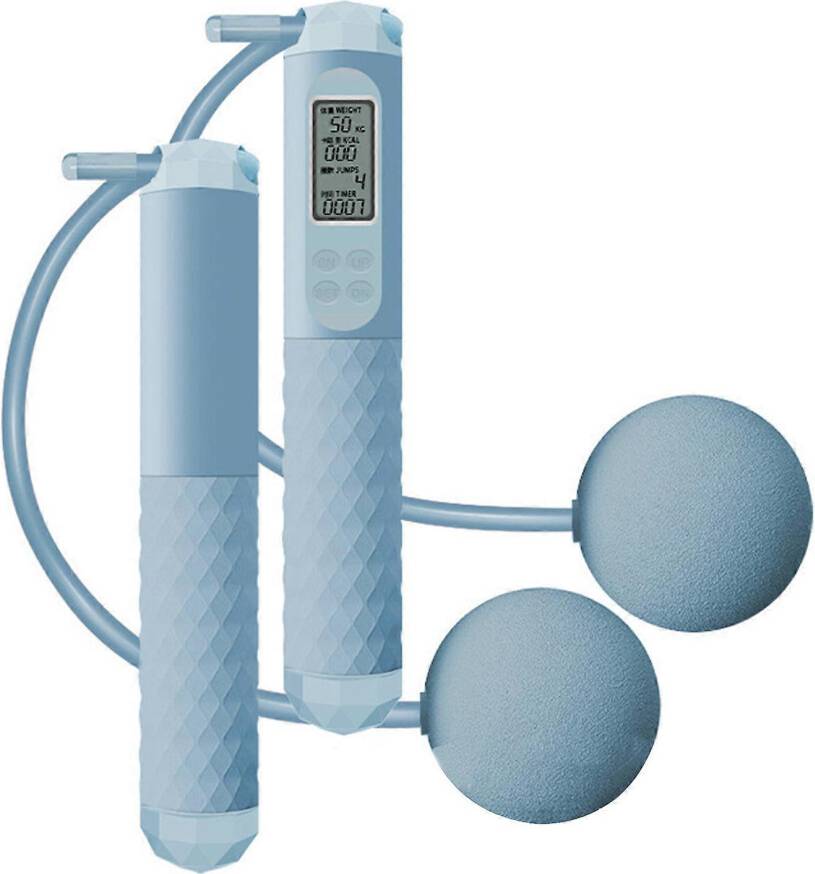 Nonslip Handle Jump Rope Sky Blue