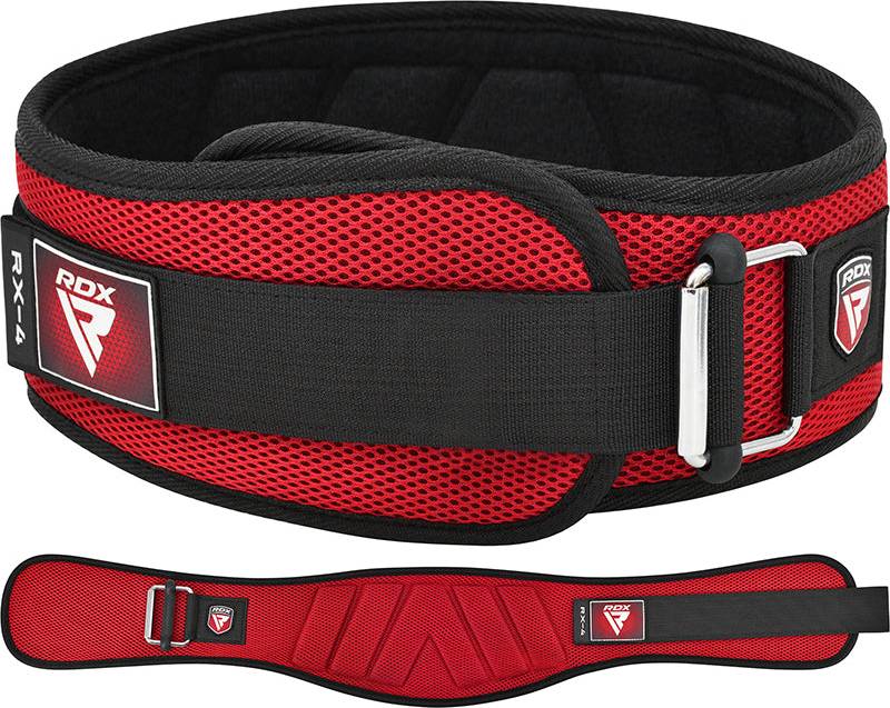 RDX RX4 Weightlifting Belt - Red