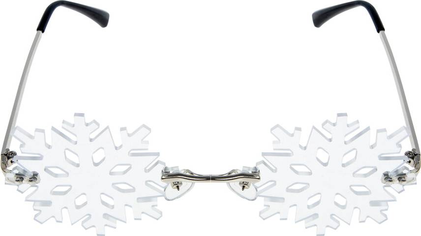 Snowflake Shape Rimless Sunglasses - Fashion
