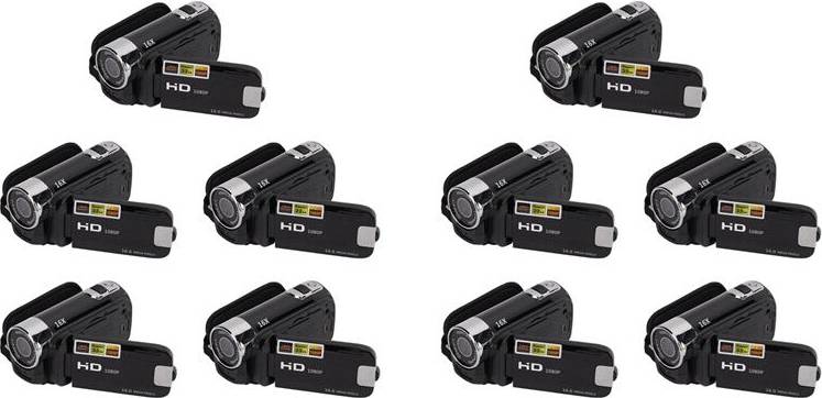 Typecat 10X 16MP Digital Video Camera Degree Rotation Screen Camcorder