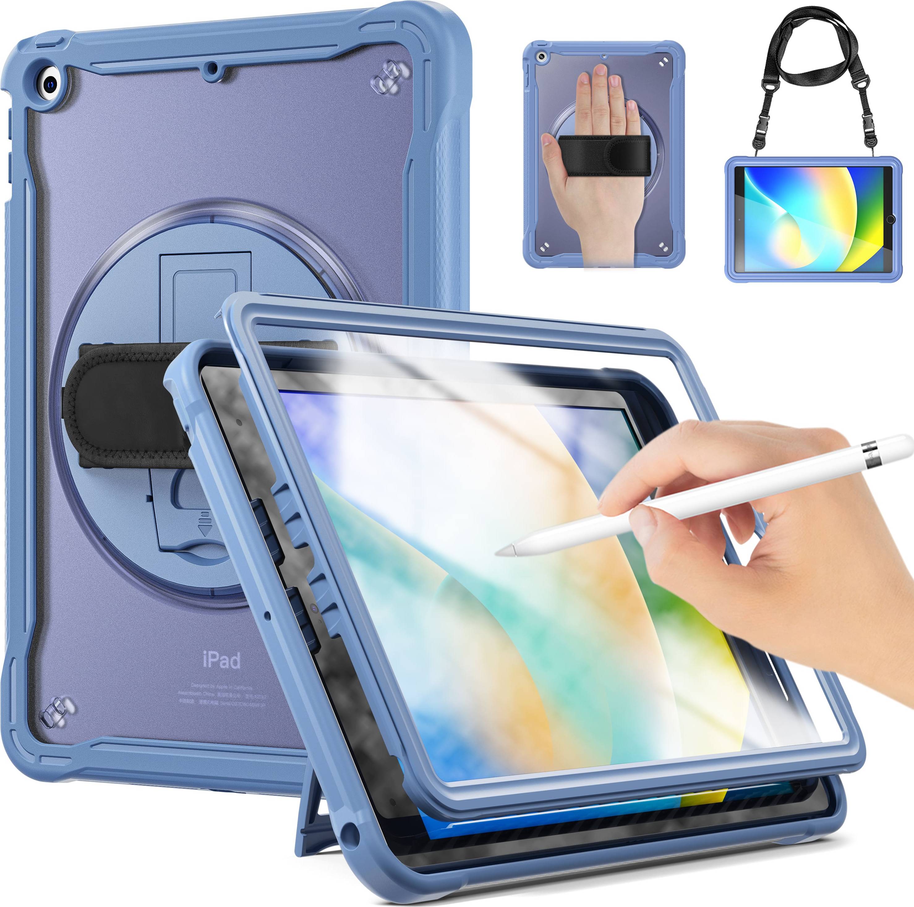 Cover ipad 9th Dteck Rugged Case iPad 9th Gen 10.2 Inch 2021