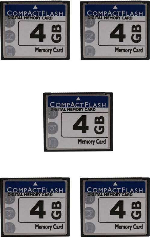 Typecat 5X Professional 4GB Compact Flash Memory Card
