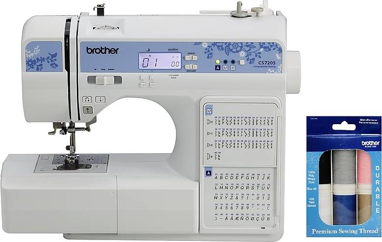 Brother machine Brother Computerized Sewing Machine CS7205SEW6-STP