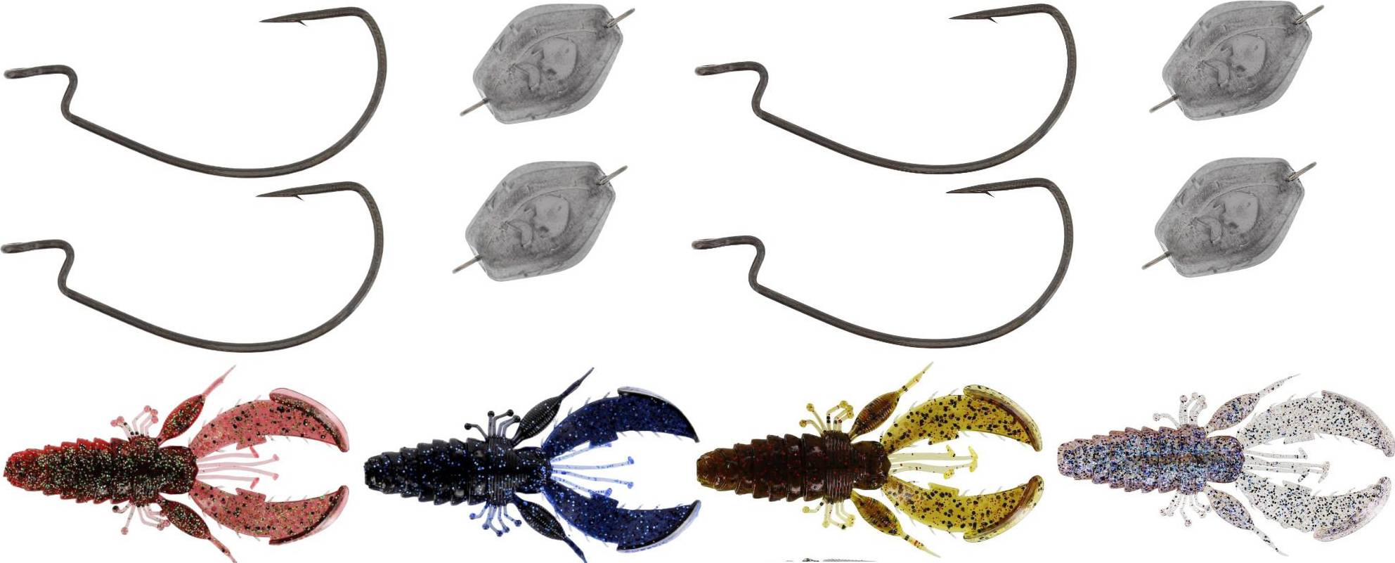 Westin Chebu Rig Crecraw R N R 6.5cm Clear Water Mix
