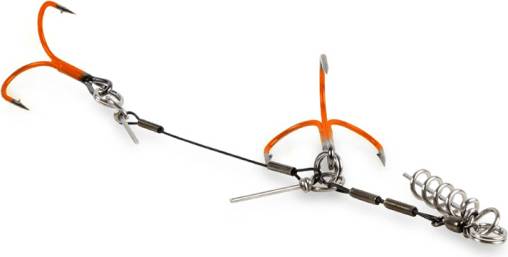 CWC Rattle Stinger UV Orange 100lb Giant Tadem 3/0