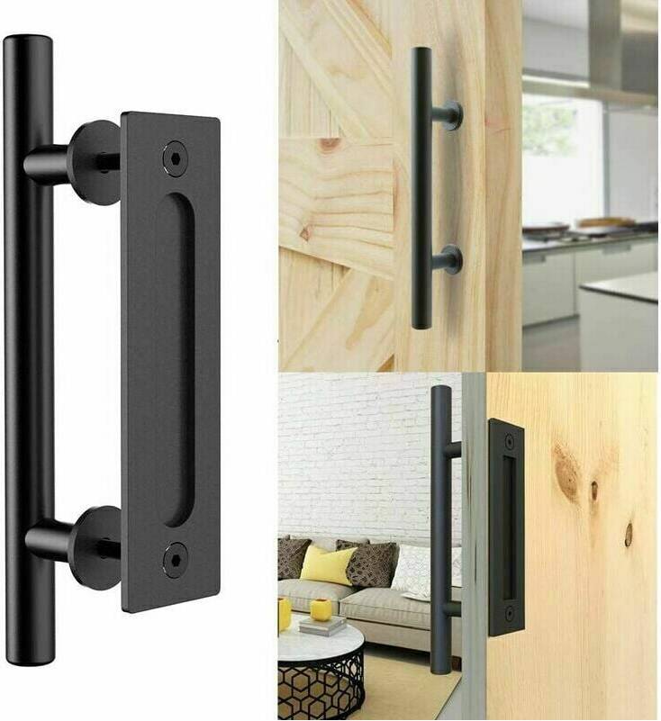 Round Pull Handle Set Solid Steel