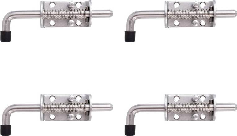 304 Stainless Steel 6.5 Inch Spring Pin Latch Lock Assembly 4pcs