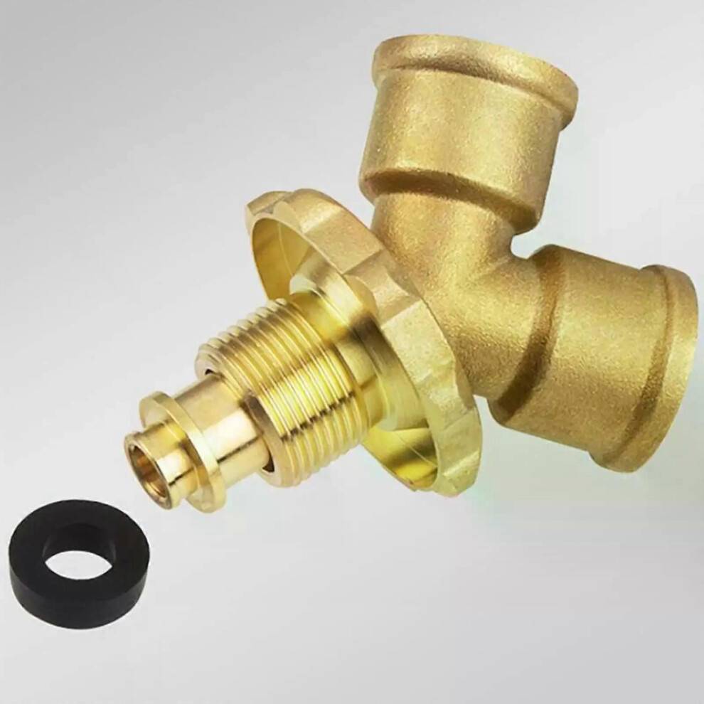 Propane Gas Splitter Adapter 2 Way