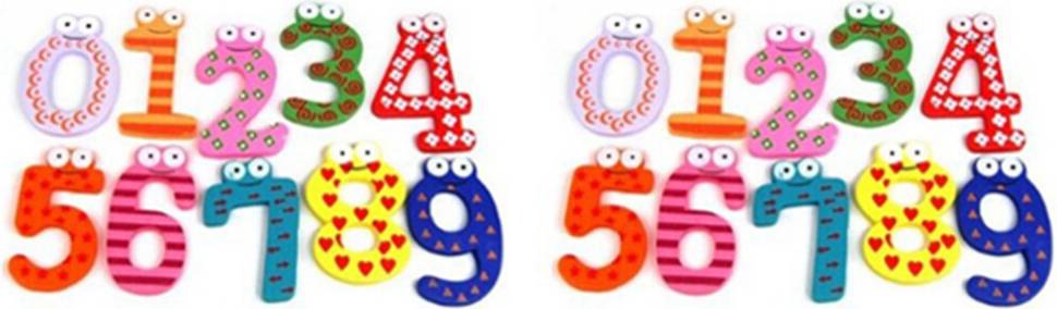 20X Funky Fun Colorful Magnetic Numbers