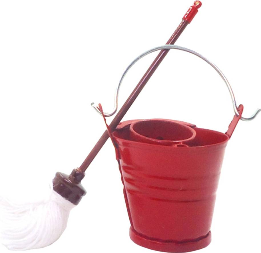 Mini House Mop Bucket Set