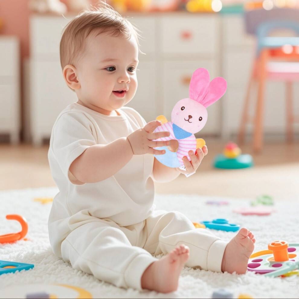 Hand Shaking Rattle Plush Toy