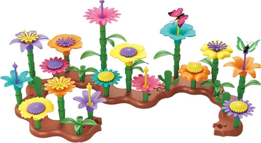Flower Garden Building Blocks Set