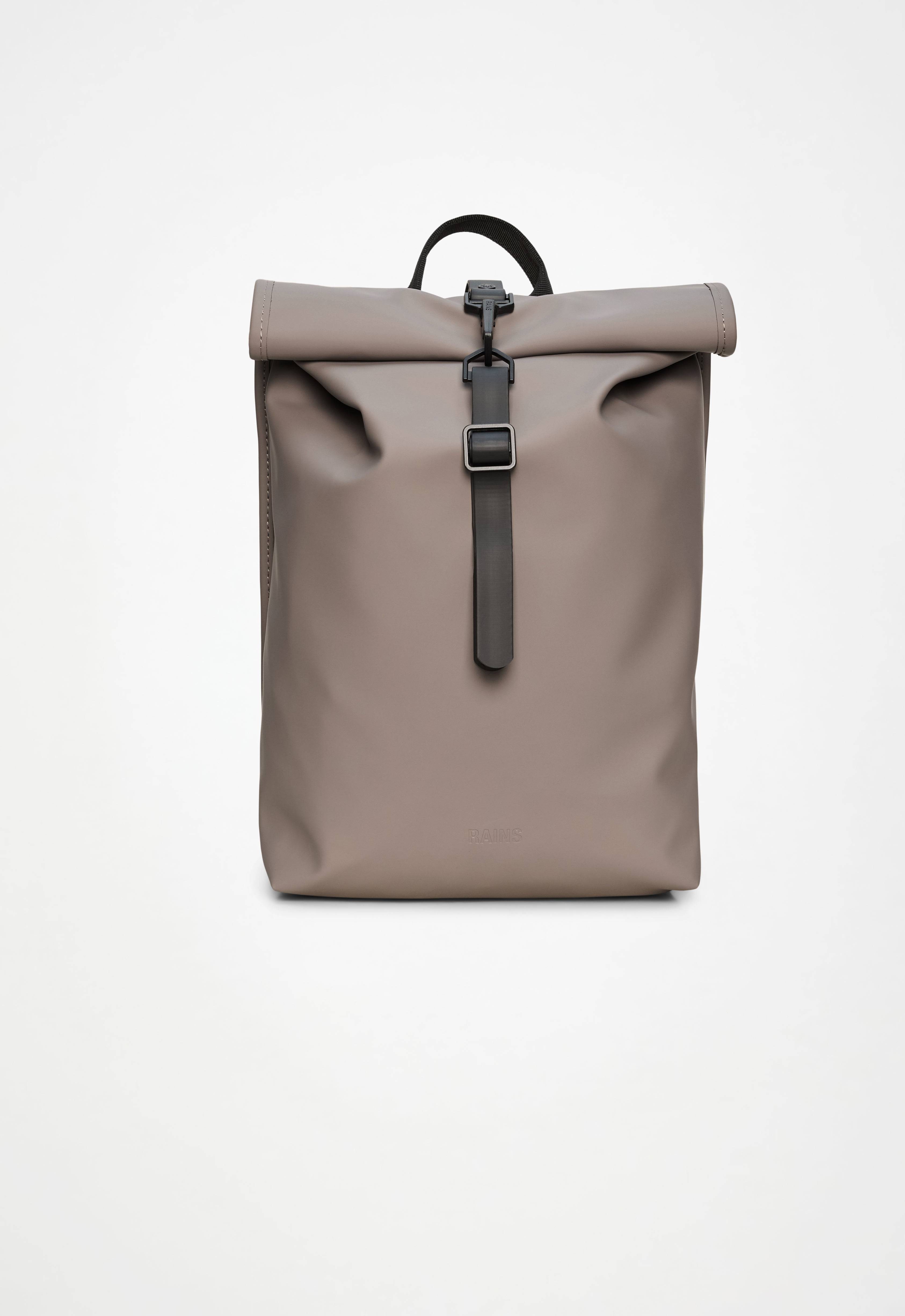 Rolltop rucksack rains Rains Rolltop Rucksack Mini Backpack Cinder