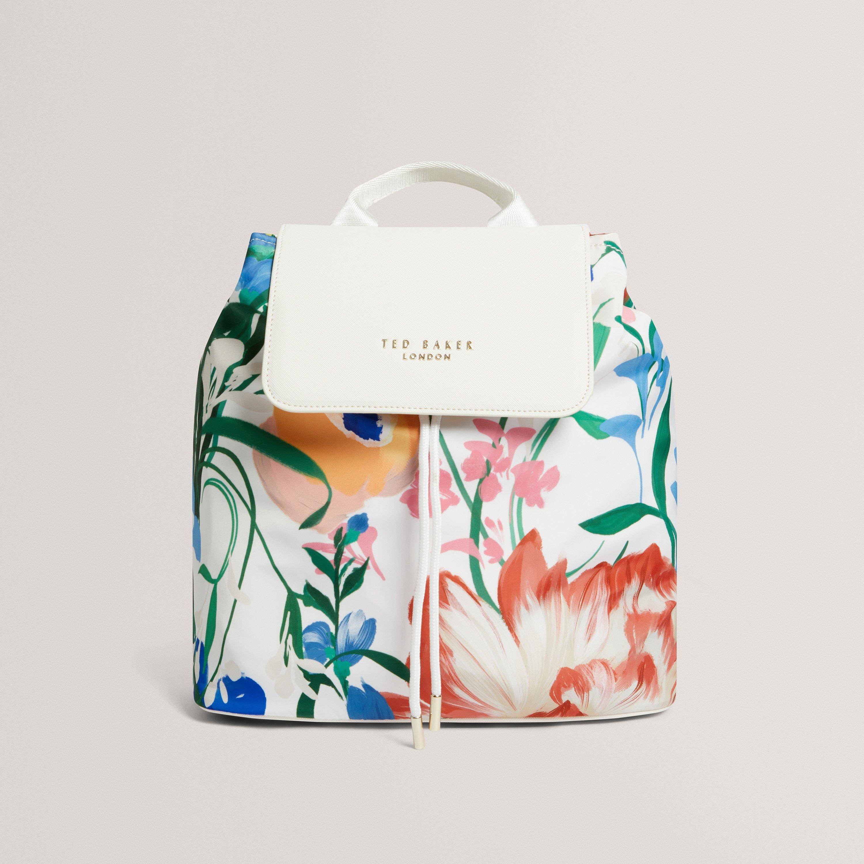 Ted Baker Print Rucksack - White-Blac