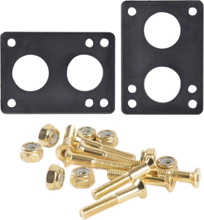 2Pc Skateboard Longboard Rubber Risers Pads
