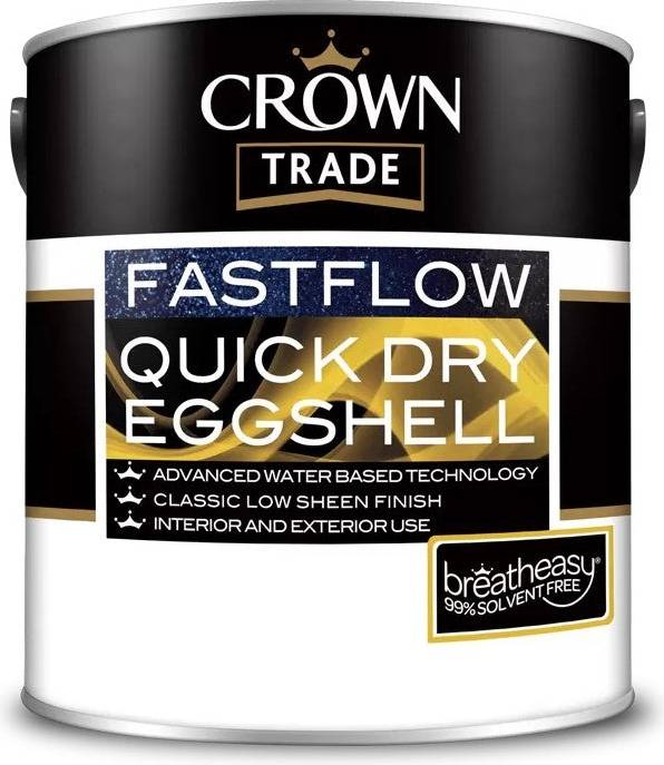 Crown Fastflow Quick Dry Eggshell Colour Match