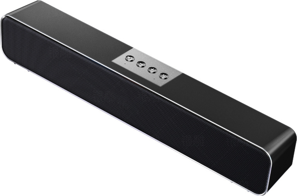 Compact Soundbar With Built-in Subwoofer
