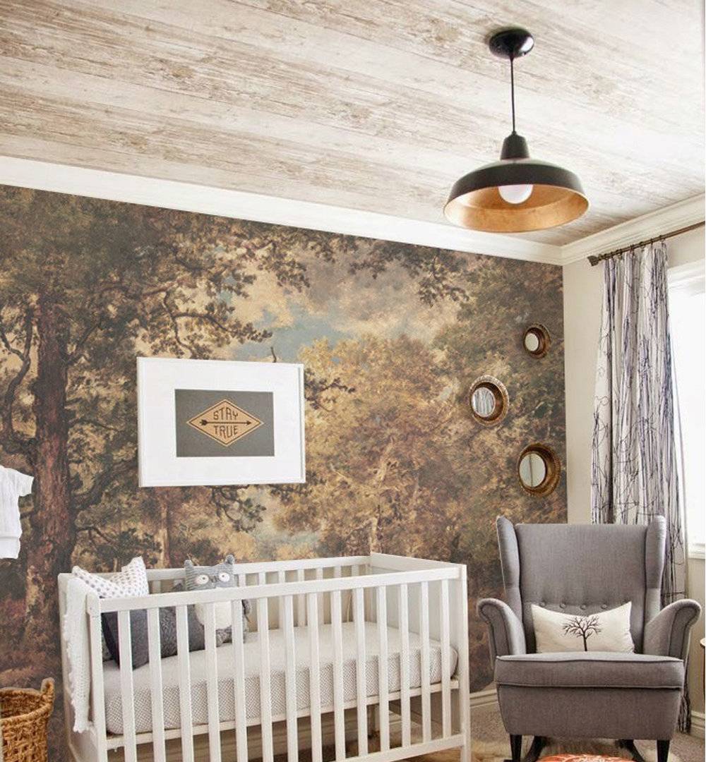 Union Rustic Duncraig Matte Mural Green