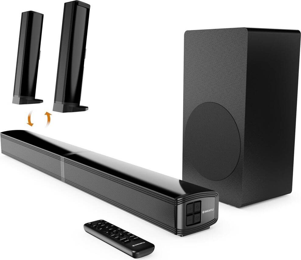 Split 2.1 Channel Bluetooth Soundbar