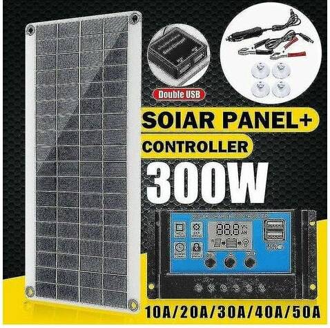 Battery Maintainer Solar Panel Kit 300W