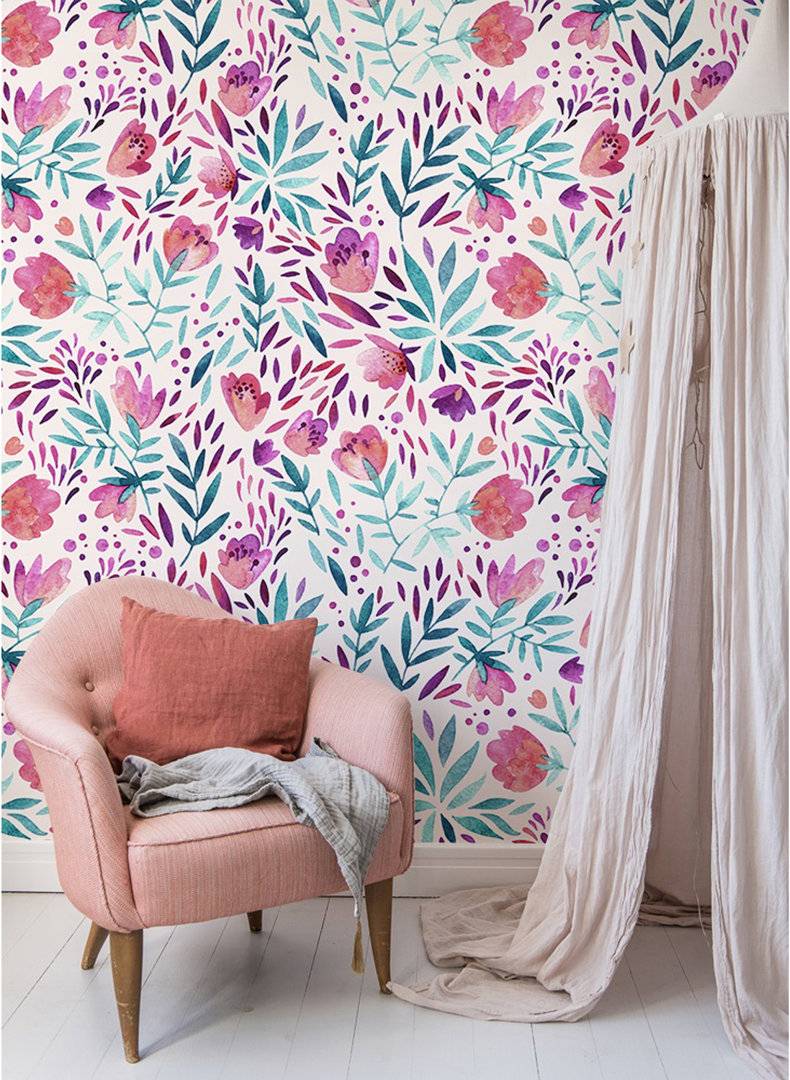 ClassicLiving Letona Matte Mural Blue