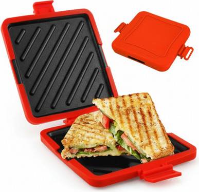 Toaster machine B&Q Red Toasted Sandwich Maker Machine