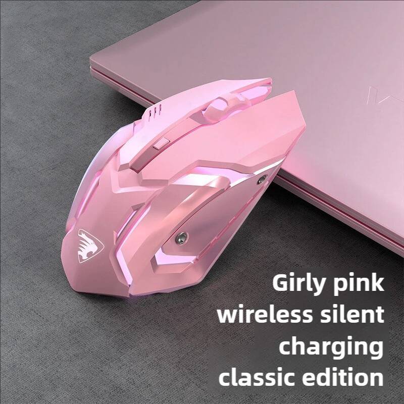 Maxpower S6 Rosa USB Wireless Gaming Maus