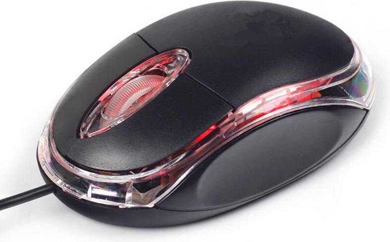 Maxpower Mini Optical Wired Mouse USB LED