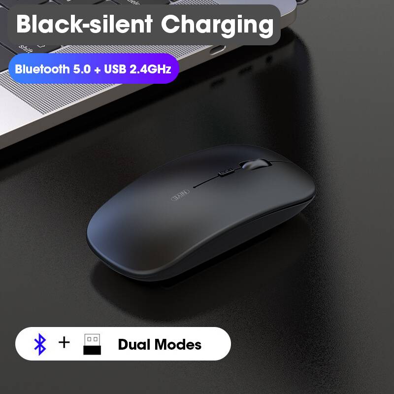 Maxpower Black Bluetooth Wireless Mouse Computer
