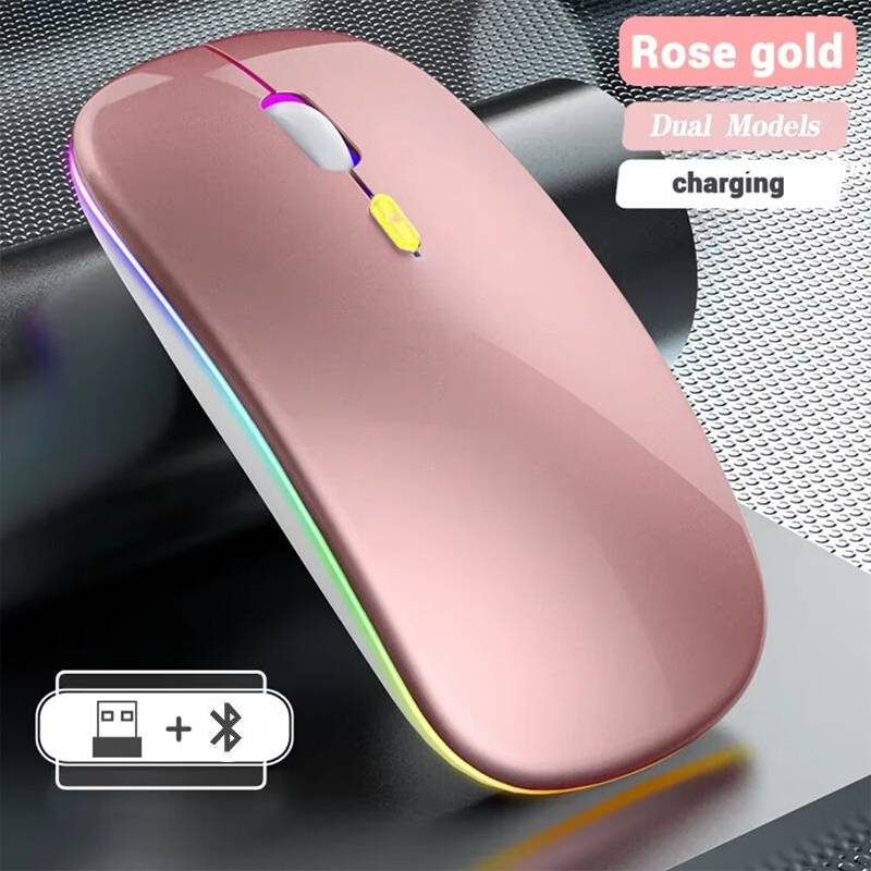 Maxpower LED Rose Wireless Rechargeable Mouse