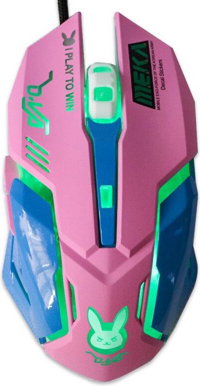 Maxpower 2400DPI Gaming Maus USB Rosa