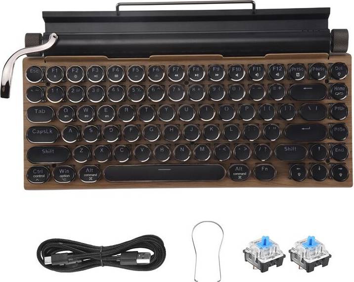 Retro keyboard Typecat Retro Typewriter Wireless Mechanical Keyboard