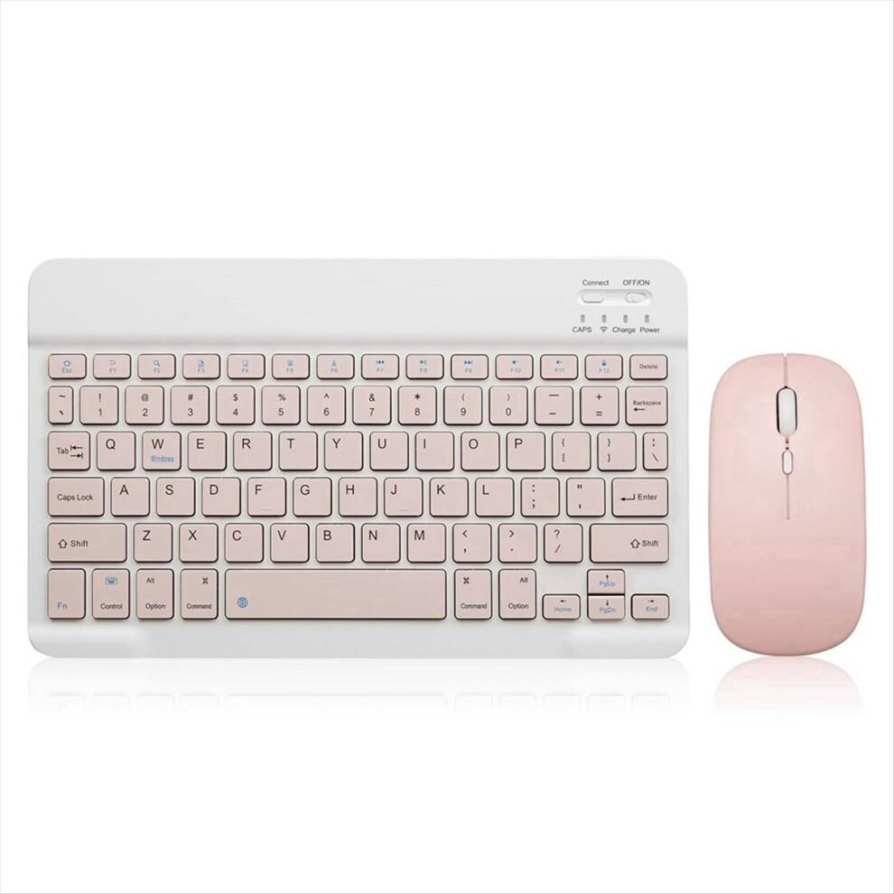 Typecat 10-Inch Bluetooth Keyboard with Battery-Powered Mouse