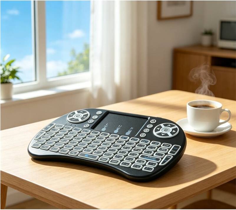 Backlit Wireless Keyboard Russian Language Air Mouse