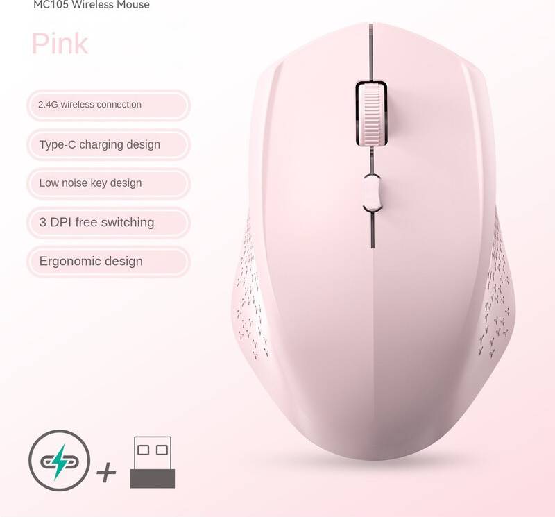 Maxpower LED Sliver Wireless Dual Mode Mouse