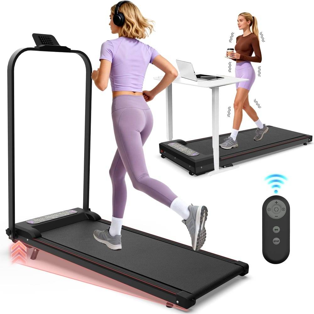 Foldable treadmill with incline Foldable Under Desk Treadmill with Incline