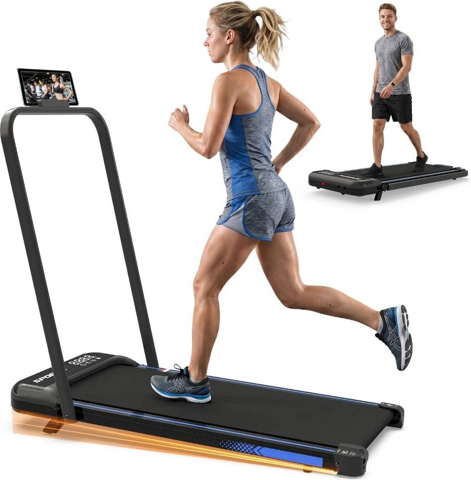 Foldable treadmill with incline Under Desk Treadmill with Incline and LED Display