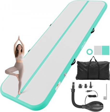Gymnastics air mat VEVOR Inflatable Gymnastics Air Mat 10 ft