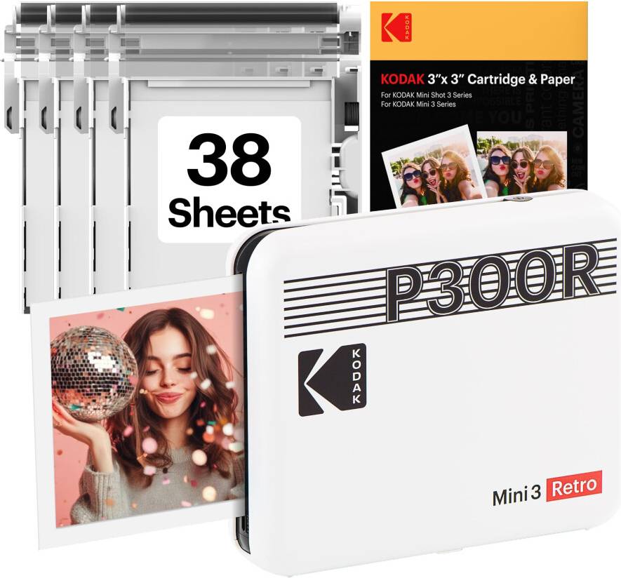 Kodak Mini 3 Retro Portable Photo Printer