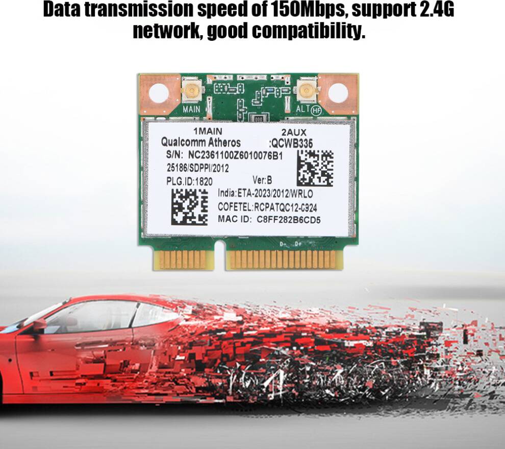 Wireless Network Card AR9565 Mini PCI Bluetooth