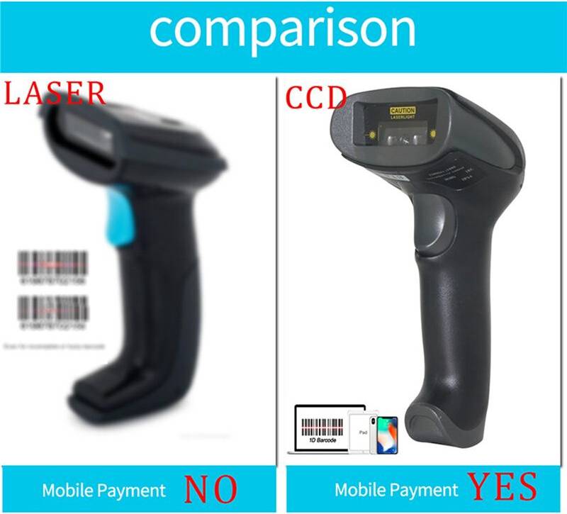 Pos system 3X Netum F20 Handheld Wired Ccd Barcode Scanner