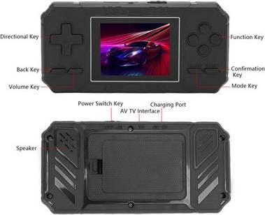 Retro Handheld Game Console Compact