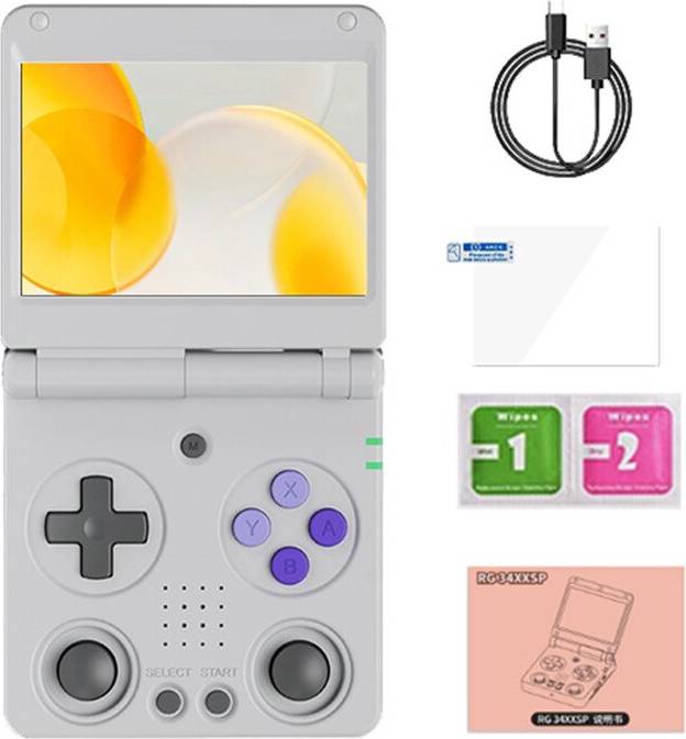 RG34XXSP Retro Game Console Linux 64Bit 3.4 Inch
