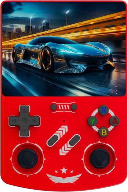 Kepptory R40XX 64 GB Handheld Retro Video Game Console - Red