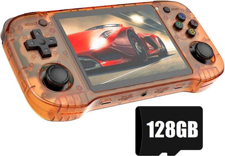 Exogio R46H Handheld Retro Game Console 128 GB - Orange